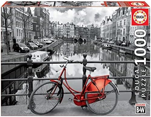 Educa Amsterdam Puzzle (1000 Piece), Black/White